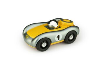 Voiture Verve Viglietta Marco Gris/Jaune - L.16,5 cm 2