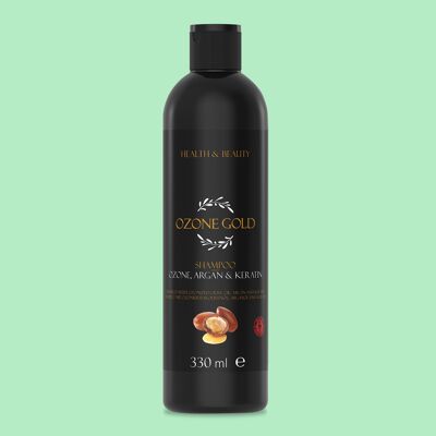 Shampoo with ozonized olive oil, argan oil and keratin – 330 ml