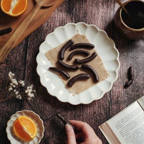 BLACK ORANGETTES POUCH