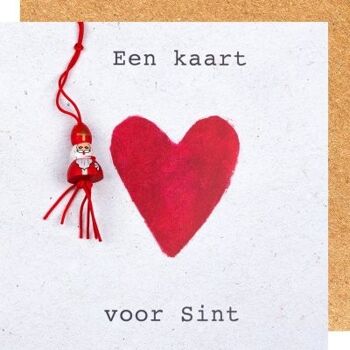 Wenskaart een kaart voor Sint 1