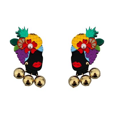 GRANDES BOUCLES D'OREILLES CUBAINES