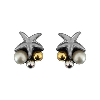 PALM BEACH SILVER EARRINGS