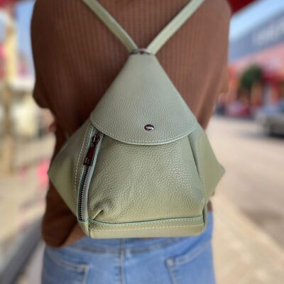 Italian Leather Backpack Bag for Women.Online Promotion