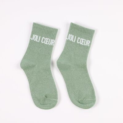 Sequin socks 30-35 PRETTY HEART