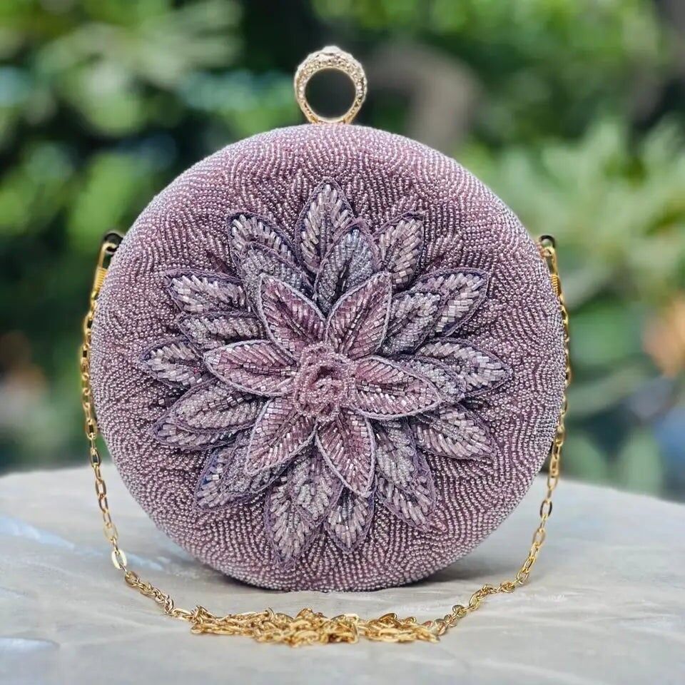 Borsa circolare Pink Dune