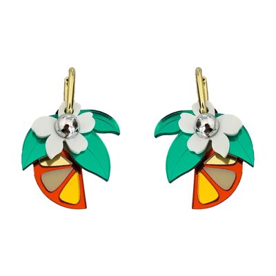 TRANSFORMABLE ORANGE EARRINGS