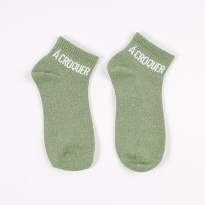 DRINKABLE sequined socks