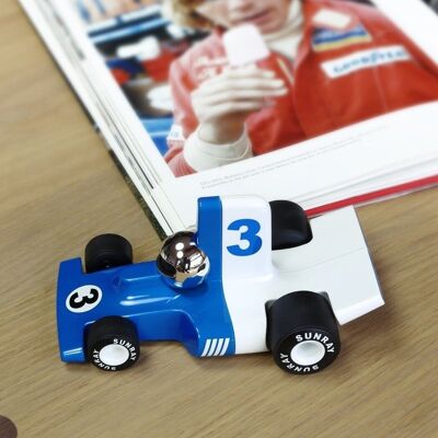 Verve Velocita Lorenzo Blue / White Car - L. 15 cm