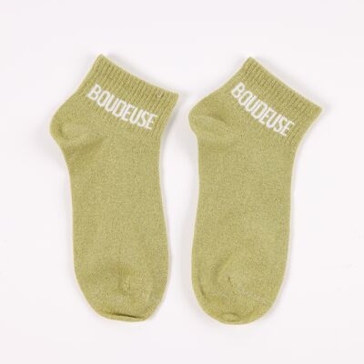 BOUDEUSE sequined socks