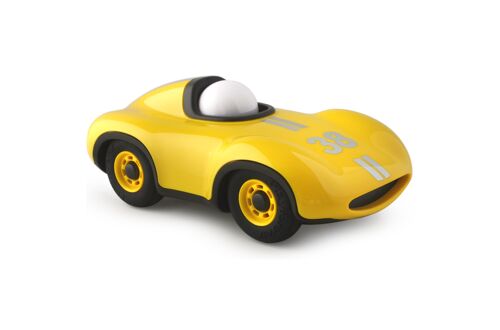 Voiture Speedy Le Mans - Jaune - L.16,5 cm