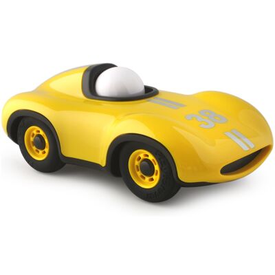 Voiture Speedy Le Mans - Jaune - L.16,5 cm
