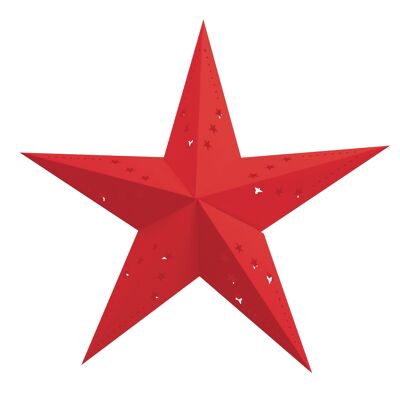 60CM RED STAR LANTERN