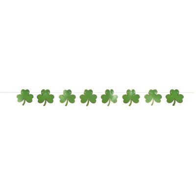SAINT PATRICK'S CLOVER GARLAND 3M