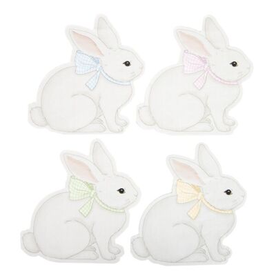 MY RABBIT NAPKINS 4 COLORS ASS X 16