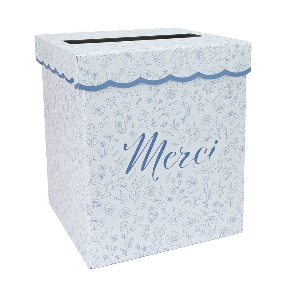 Blaue Blumen-Dankeschön-Urne