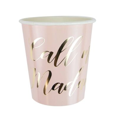 200ML CALL ME MADAME CUPS X 8