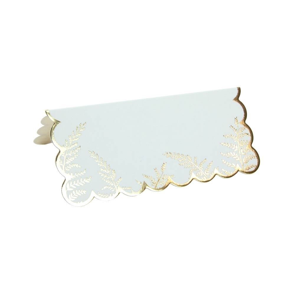 FOUGERE WEISSE JAKOBSMUSCHELN-PLATZMARKEN X 8 STÜCK