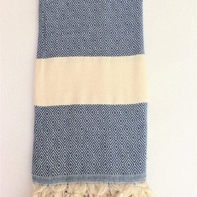 Turkish towel "Kuşadasi" - navy blue