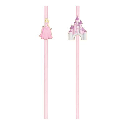 SET OF 10 PRINCESS STRAWS