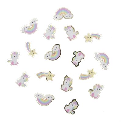 CONFETI DE MESA DE UNICORNIO BEBÉ