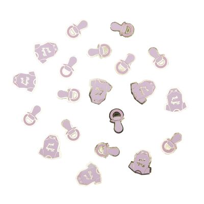 CONFETI DE MESA PARA BEBÉ NIÑA