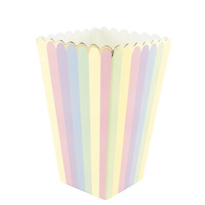 CAJAS DE PALOMITAS DE MAÍZ ARCOÍRIS Y DORADAS X 8