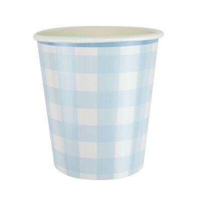 200ML BLUE VICHY CUPS X 8