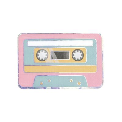 CASSETTE NAPKINS 90'S PARTY 19X29CM X 16