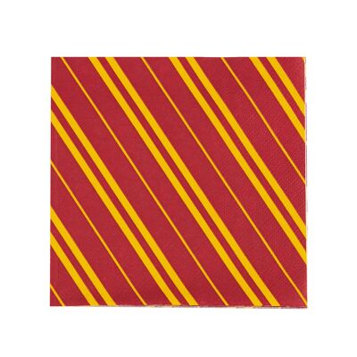 STRIPED NAPKINS 33X33CM X 16