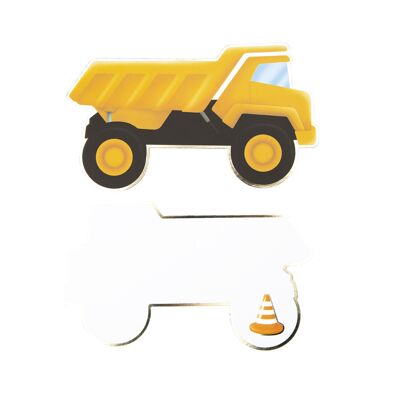 SET OF 8 CONSTRUCTION SITE INVITATIONS