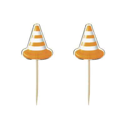CONSTRUCTION SITE COCKTAIL PICKS X 10