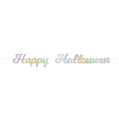 HAPPY HALLOWEEN PASTEL LETTERS GARLAND