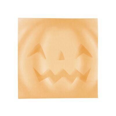 Pastel Halloween Pumpkin Napkins 33 x 33 cm x 16