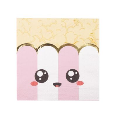 NAPKINS 33X33CM SWEETY JUNK FOOD X 16