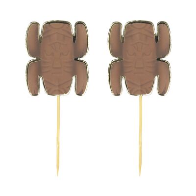 ADVENTURER TOTEM COCKTAIL PICKS X 10