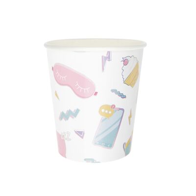 200ML PAJAMA PARTY CUPS X 8
