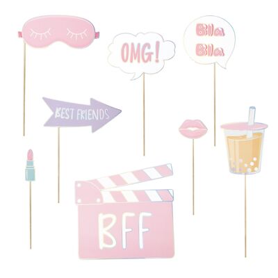 PHOTOBOOTH PAJAMA PARTY 8PCS