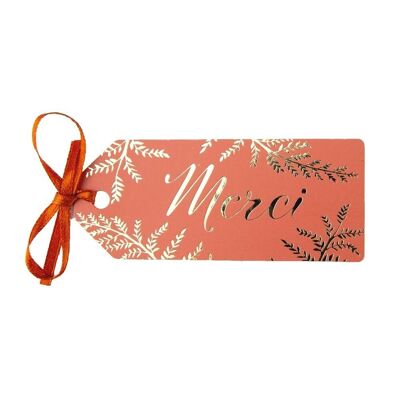 TERRACOTTA FERN GIFT TAGS X 10