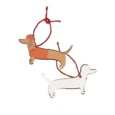 DACHSHUND GIFT TAGS X 10