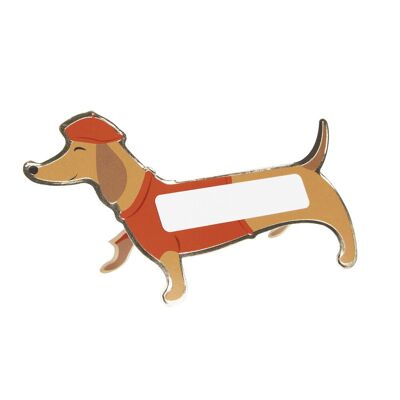 DACHSHUND PLACE MARKERS X 8PCS