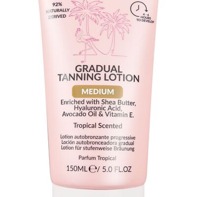 Lotion bronzante progressive Brushworks Medium - 150 ml