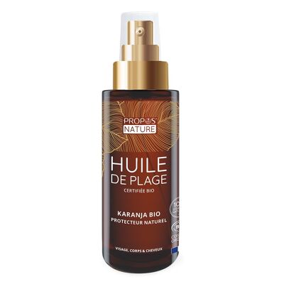 OLIO DA SPIAGGIA BIOLOGICO KARANJA - SOLE - OLIO ESTIVO - 75ML