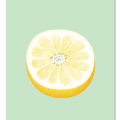 Lemon gift tag