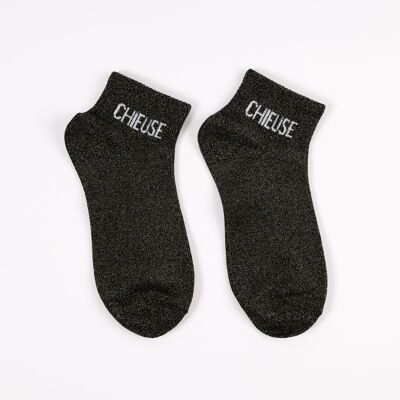 Shitty sequined socks