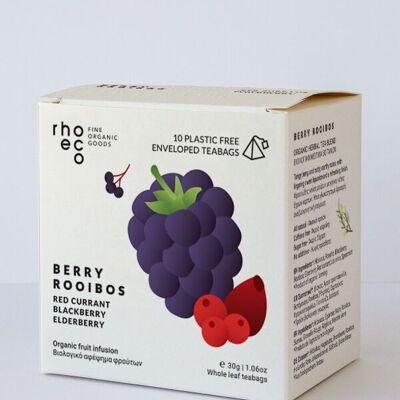 Berry Rooibos - Compostable Pyramid Teabags