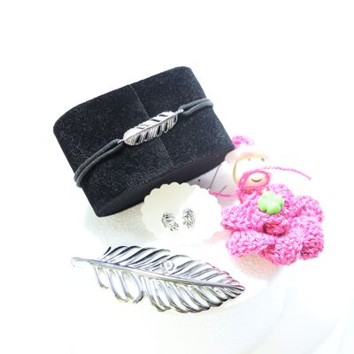 Conjunto Feder4 colgante+collar, pendientes, pulsera