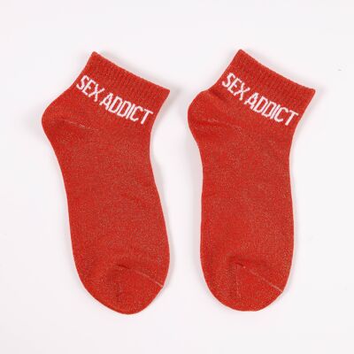 Calcetines con lentejuelas SEX ADDICT