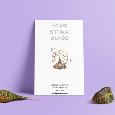 Pin's - Globe - Paris Storm Globe