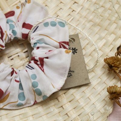 Chouchou en tissu fantaisie
