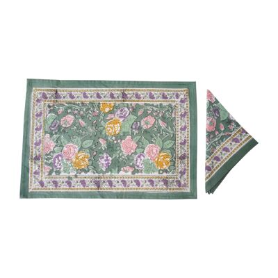 "Verdure" placemats and napkins